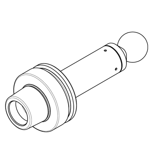 Kugelend-Auslaufdorn, HSK-F 63