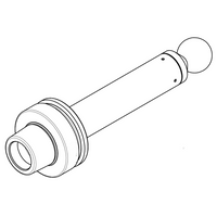 Ball-End Runout Arbor, HSK-F 63