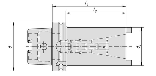 HSK-F63 to SK30 (DIN/BT)
