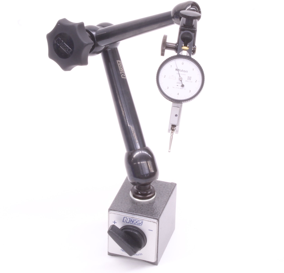Kit w/ Standard Base, 0.0001" Indicator, Carrying Case